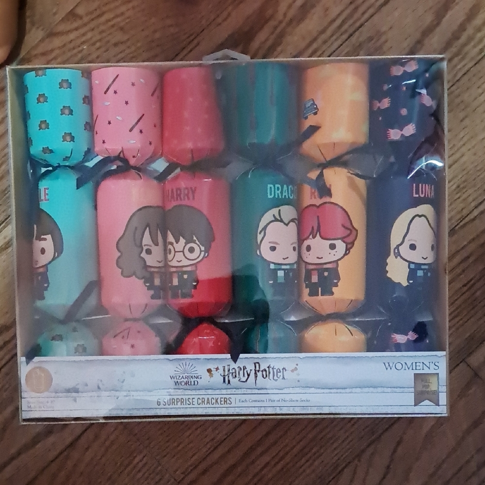 Warner Bros. Harry Potter Socks Surprise Set - Pink, Blue, Orange